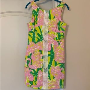 Lilly for Target Flamingo Fan Dance Shift Dress